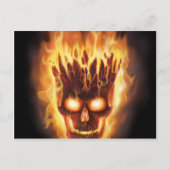 Knochenkopfexplosionen Postkarte (Vorderseite)