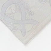 Knochenkrebs Bewusstsein Band Fleece Chemo Blanket (Ecke)
