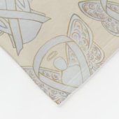 Knochenkrebs Bewusstsein Band Fleece Chemo Blanket (Ecke)