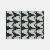 Knochenkrebs Bewusstsein Band Fleece Chemo Blanket (Vorderseite (Horizontal))
