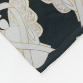 Knochenkrebs Bewusstsein Band Fleece Chemo Blanket (Ecke)