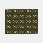 Knochenkrebs-Bewusstsein Band-Fleece Soft Blankets Fleecedecke (Vorderseite (Horizontal))
