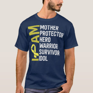Knochenkrebs-Bewusstsein Ich bin Mutter Helden-Kri T-Shirt