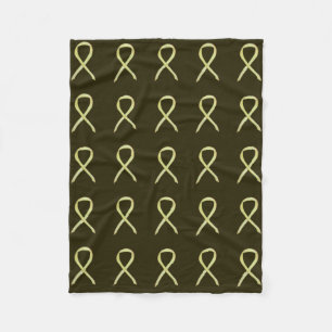 Knochenkrebs-Bewusstseins-Schal-Fleece-Weichdecken Fleecedecke