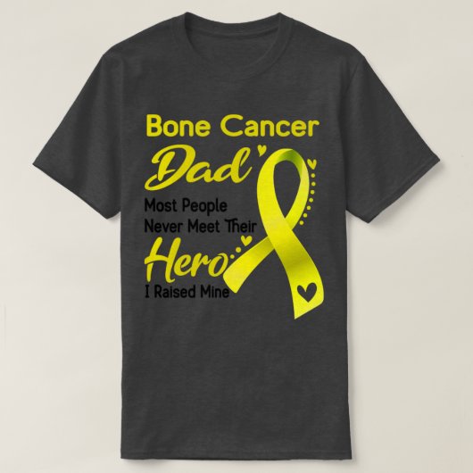 Knochenkrebs-Vater Die meisten Menschen treffen ni T-Shirt (Design vorne)