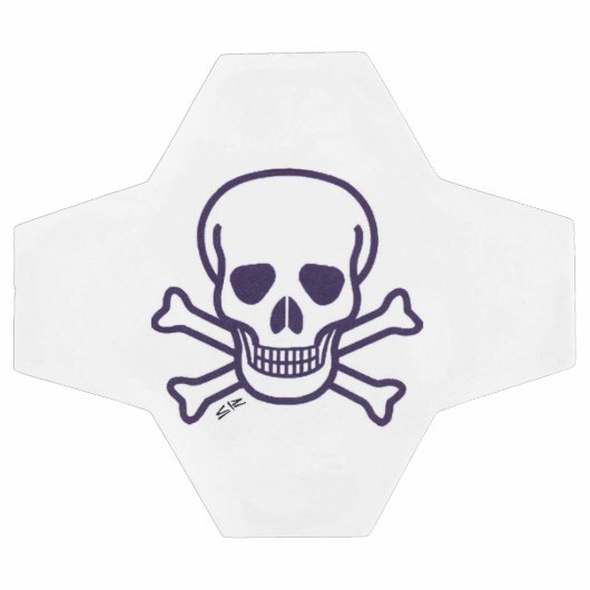 Knochenkugel Fußball (Flach)