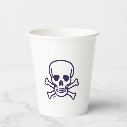 Knochenkupplungen Pappbecher (Vorderseite)