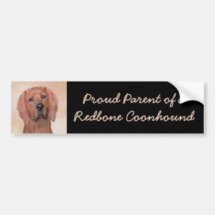 Knochenmalerei - Niedliche Original Hundekunst Autoaufkleber