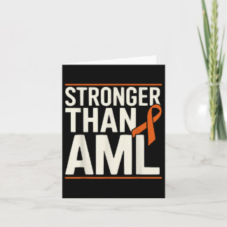 Knochenmark Orange Ribbon akute myeloische Leukämi Karte