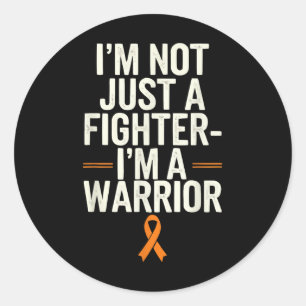 Knochenmark Orange Ribbon Akute Myeloische Leukämi Runder Aufkleber
