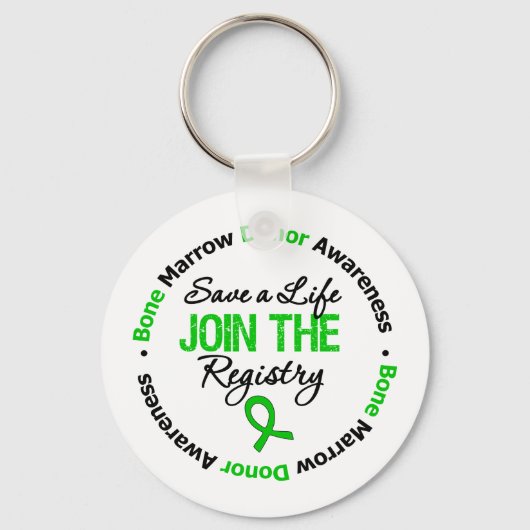 Knochenmark-Spender - Leben Gerettet Schlüsselanhänger (Vorderseite)