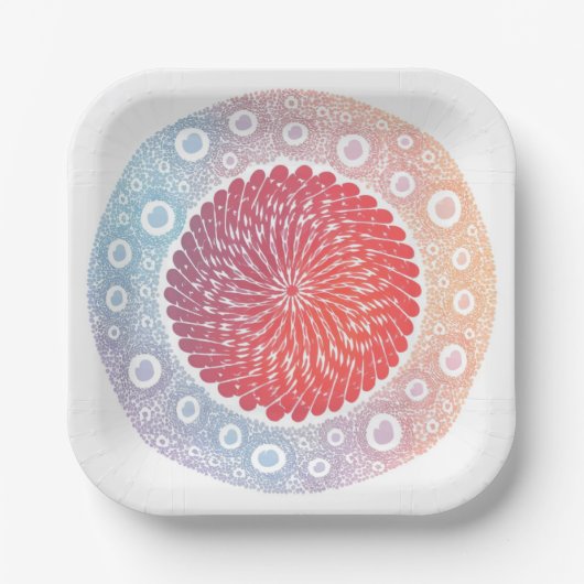 Knochenmarktransplantation Pappteller (Vorderseite)