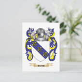 Knochenmütze von Waffen (Familienwappen) Postkarte (Stehend Vorderseite)