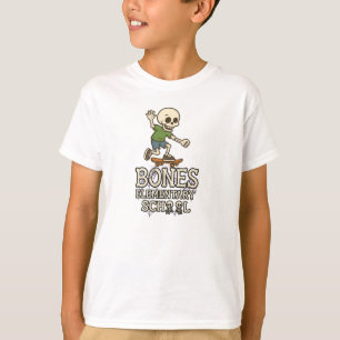 Knochens Grundschulskateboarder T-Shirt