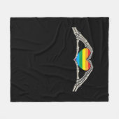 Knochenschmerzen Aktive Herzfunktion Fleecedecke (Vorderseite (Horizontal))