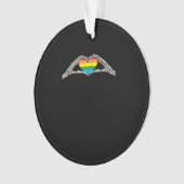 Knochenschmerzen Aktive Herzfunktion Ornament (Vorderseite)