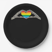 Knochenschmerzen Aktive Herzfunktion Pappteller (Vorderseite)