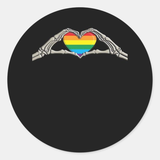 Knochenschmerzen Aktive Herzfunktion Runder Aufkleber (Vorderseite)