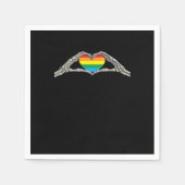 Knochenschmerzen Aktive Herzfunktion Serviette (Vorderseite)