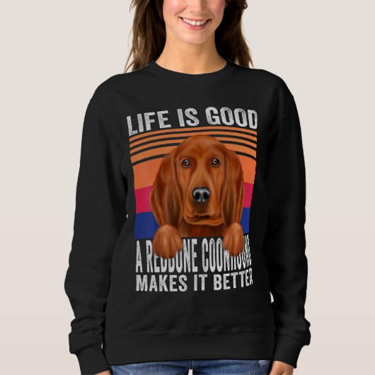 Knochenschwund macht Ihr Leben Vintag gut Sweatshirt (Vorderseite)