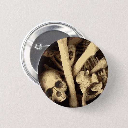 Knochenstall. Button (Vorne & Hinten)