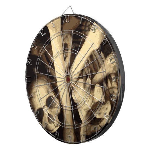 Knochenstall. Dartscheibe (Vorderseite rechts)