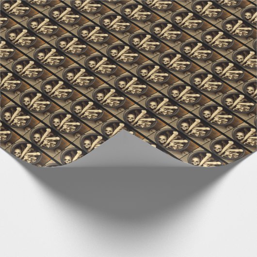 Knochenstall. Geschenkpapier (Ecke)