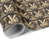 Knochenstall. Geschenkpapier (Rolleneckpunkt)