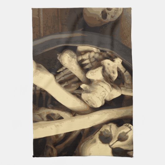 Knochenstall. Geschirrtuch (Vertikal)