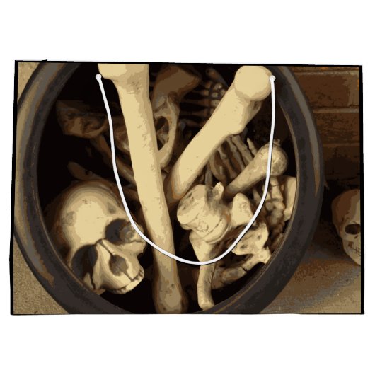 Knochenstall. Große Geschenktüte (Rückseite)