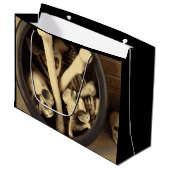 Knochenstall. Große Geschenktüte (Vorderseite Schrägansicht)