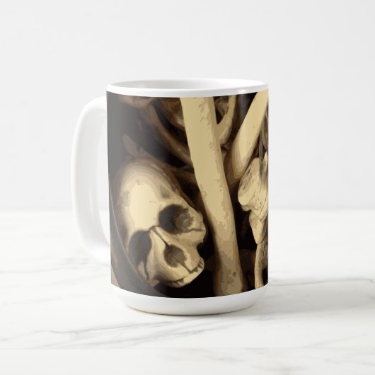 Knochenstall. Kaffeetasse (Vorderseite Links)