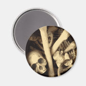 Knochenstall. Magnet (Vorderseite/Rückseite)