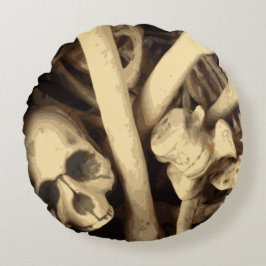 Knochenstall. Rundes Kissen