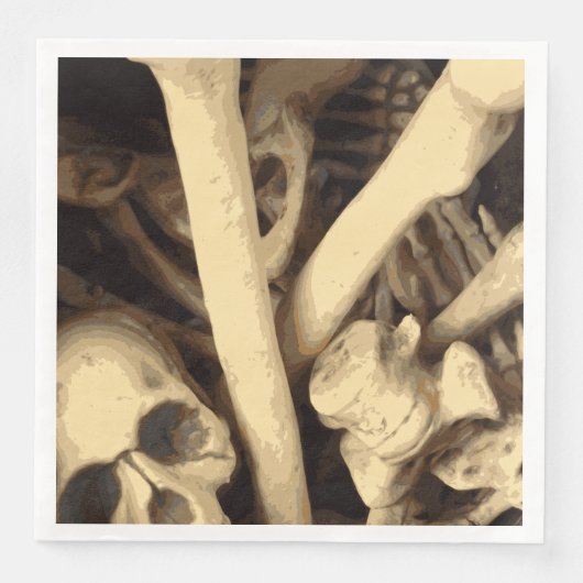 Knochenstall. Serviette (Vorderseite)