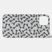 Knochenstruktur Muster Graustufen Case-Mate iPhone Hülle (Rückseite (Horizontal))