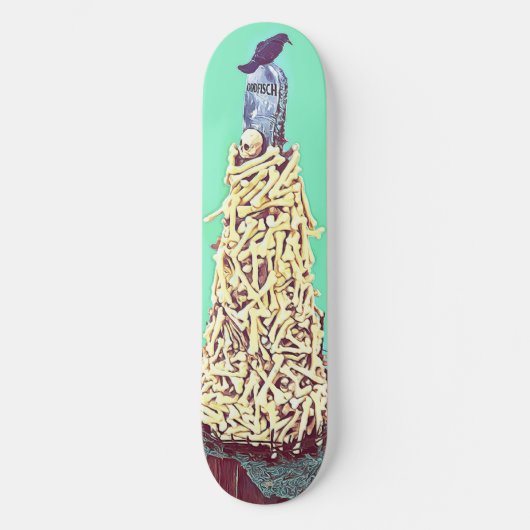 Knochenstück von ODFISCH Skateboards! Skateboard (Vorderseite)