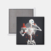 Knochentabletten Magnet (Vorderseite/Rückseite)