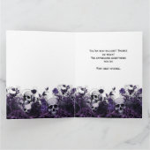 Knochentiefe Aufwertung Halloween Dankeskarte (Innenseite)