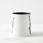Knöcherne Felsen-Hand Tasse (Zentrum)