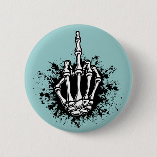 Knöcherner Vogel Button