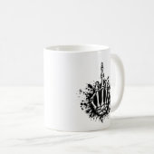 Knöcherner Vogel Kaffeetasse (VorderseiteRechts)