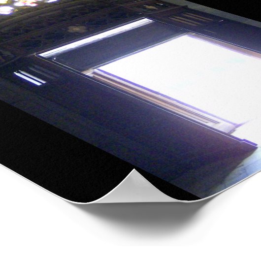 Knock & it wird Ihnen geöffnet Poster (Ecke)