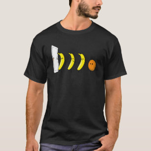 Knock Knock 3 Bananen 1 Orange Funny T-Shirt