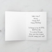 Knock-Knock Clown Joke Birthday Grußkarte Karte (Innenseite)