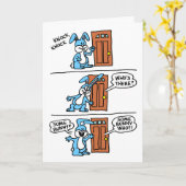 Knock Knock einige sonnigen dritten Geburtstag Karte (Gelbe Blume)