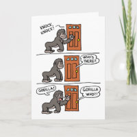 Knock Knock Gorilla Sie selbst ein Steak