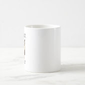 Knock Knock Hoos Es Funny Owl Puff Kaffeetasse (Mittel)