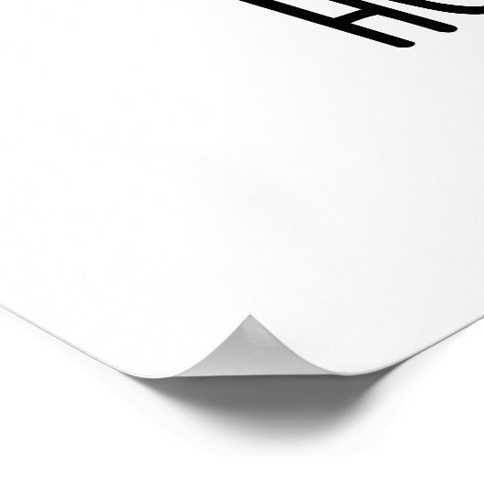 Knock Knock Hoos Es Funny Owl Puff Poster (Ecke)