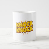 Knock knock Jumbo-Tasse (Vorderseite)